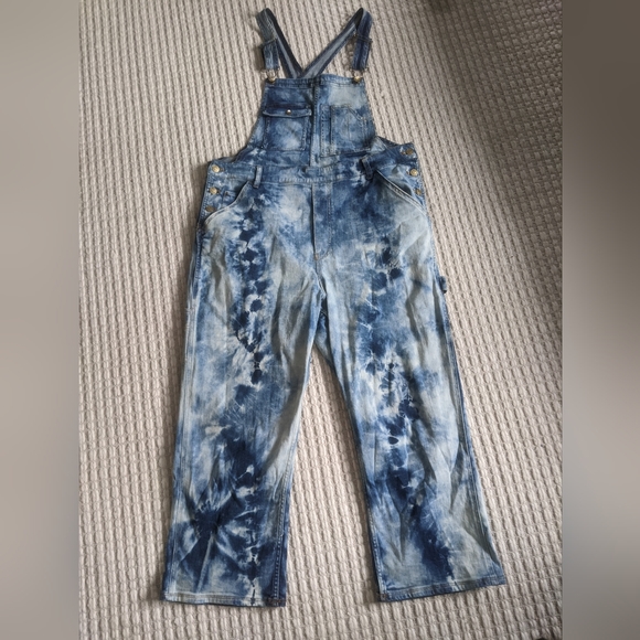 Anthropologie Pilcro Tie Dye Overalls - Picture 6 of 16